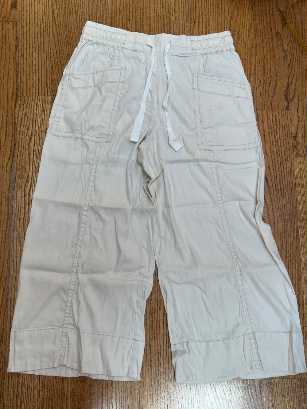 Maeve Wide-leg elastic waist pants Size XL